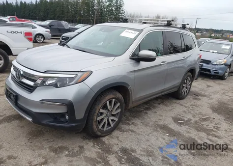 2021 Honda Pilot Awd Ex-L z USA, uszkodzony, nr VIN 5FNYF6H52MB006457